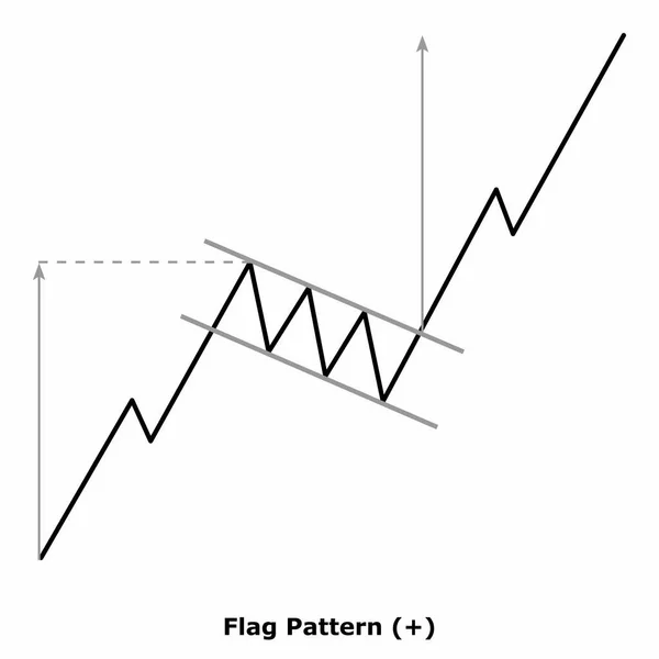 Wzór Flagi Biały Czarny — Wektor stockowy