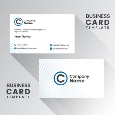 Modern yaratıcı kartvizit ve isim kartı