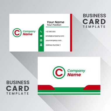 Modern yaratıcı kartvizit ve isim kartı