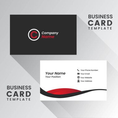 creative modern name card and business card