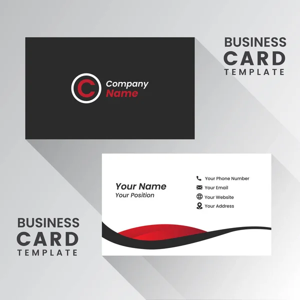 Creative Modern Name Card Business Card — Διανυσματικό Αρχείο