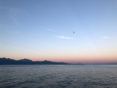 Leman Gölü 'nde Gündoğumu