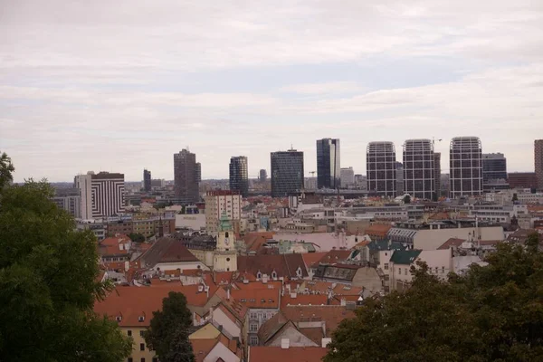 Bratislava Stadt Der Slowakei Mit Schönen Straßen Und Historischen Gebäuden — Stockfoto