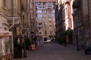 Romanya 'nın güzel caddeleri ve tarihi yapılarıyla Bükreş kenti