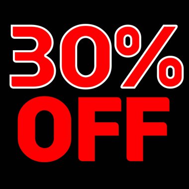 % 20 indirimli fiyat, siyah arkaplan, cesur tipografi, promosyon, Kara Cuma