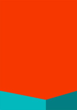 Geometrik mimari arka planı ton renk arkaplanı üzerinde minimum tasarımı var. Soyut modern duvar dekorasyonlu geometrik elementler. vektör illüstrasyonu