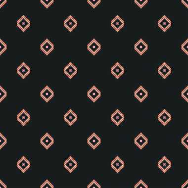 Geometrik etnik model kusursuz grafik. Tarz, renksiz, renksiz tekstil. Arkaplan, duvar kağıdı, kumaş, halı, süs, dekorasyon, giysi, Batik, ambalaj, Vektör illüstrasyonu için tasarım