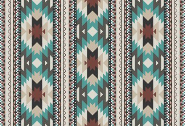 Geometric ethnic pattern seamless. Style ethnic American Aztec seamless colorful textile. Design for background,wallpaper,fabric,carpet,ornaments,decoration,clothing,Batik,wrapping,Vector illustration clipart