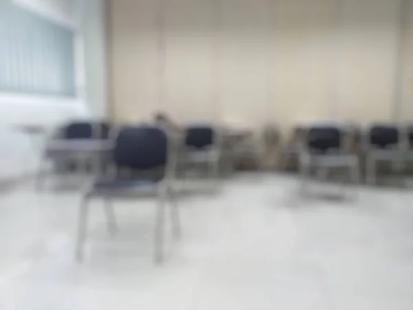 Blurred Image Empty Classroom Interior Pandemic — Stock Photo, Image