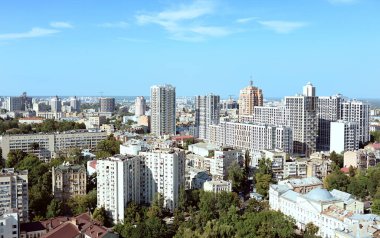 Ukrayna 'nın başkenti Kyiv' in merkezi.