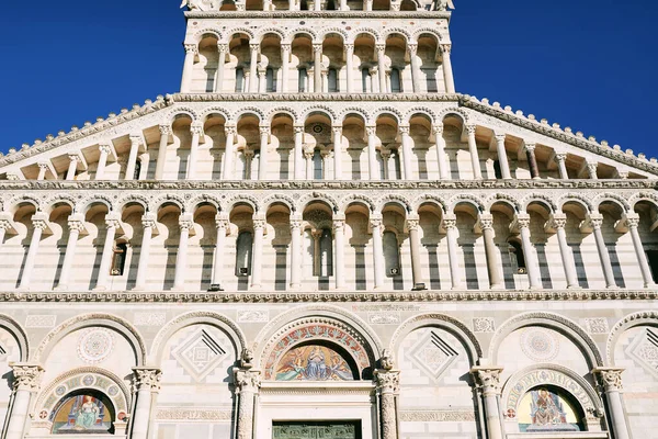 Pisa Italia Octubre 2021 Elemento Arquitectónico Del Baptisterio Catedral Pisa — Foto de Stock