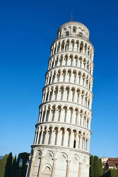 Pisa Italy Ekim 2021 Mavi Gökyüzü Arka Planında Pisa Kulesi — Stok fotoğraf