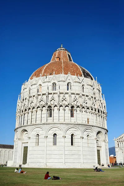 Pisa Olaszország Október 2021 Kilátás Pisai Székesegyházra Boldogságos Szűz Mária — Stock Fotó