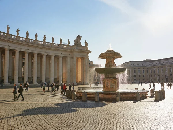 Vatican Italie Octobre 2021 Vue Place Saint Pierre Vatican Sous — Photo