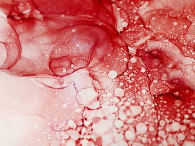 Renkli arka planın soyut bir parçası, duvar kağıdı. Akrilik boyaları karıştırıyorum. Modern sanat. Mermer dokusu. Alkol mürekkebi renkleri yarı saydam. Alkol soyut modern sanat sıvısı..