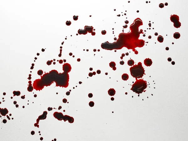 Sânge Roşu Stropeşte Halloween Donarea Sânge Conceptul Crimă — Fotografie, imagine de stoc