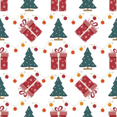 Mutlu Noeller 2022 Noelsiz Kusursuz Şekilsiz Örneksiz Yılbaşı Ağacı Hediyesi Ampul Kutlama Geleneği sembolüyle illüstrasyon