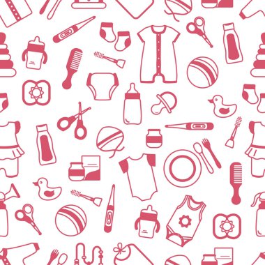 Bebeklere Bebeklere Bebek Bakımı Aksesuarları için Kusursuz Şekillendirme Malzemeleri. Şişe bezi kıyafetleri çorap emzik makas göğüs pompası tarak termometre içme kabı