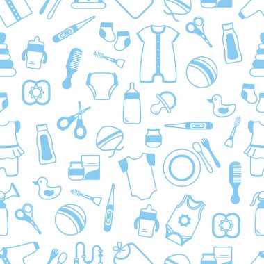 Bebeklere Bebeklere Bebek Bakımı Aksesuarları için Kusursuz Şekillendirme Malzemeleri. Şişe bezi kıyafetleri çorap emzik makas göğüs pompası tarak termometre içme kabı