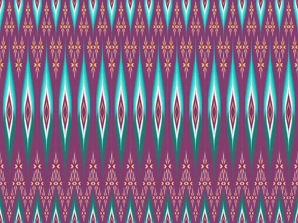Kabile şablonları etnik oryantal iKat desenleri. Arka plan için geleneksel tasarım. Batik kumaş, kabile kumaşı, tekstil nakış. 
