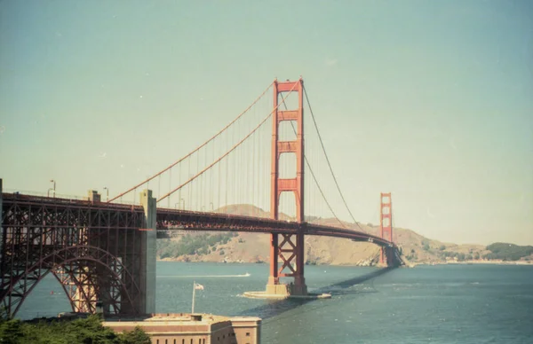 Золоті Ворота Мосту Сан Фран — стокове фото