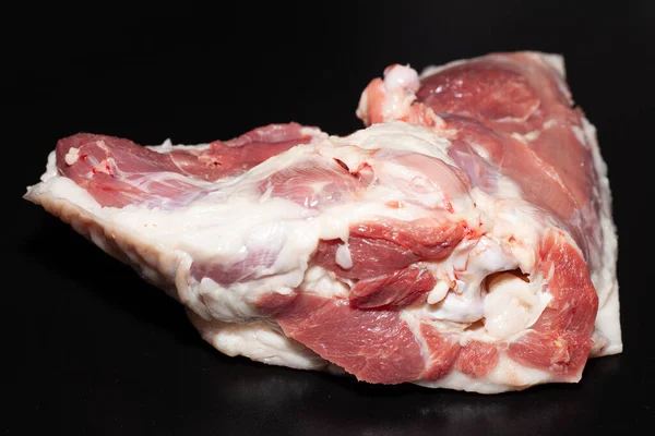 Des Morceaux Dinde Avec Bacon Viande Dinde Biologique Aux Légumes — Photo