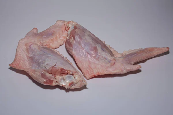 Leckere Truthahnflügel Bio Putenfleisch Mit Gemüse — Stockfoto