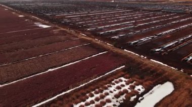 Turba çıkarma alanı. Bataklığın boşaltılmış alanları turba çıkartma için kullanılır. Hava aracı hareketinin türü