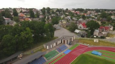 Vilande Sports fields by the lake. A training place for athletes away from the city