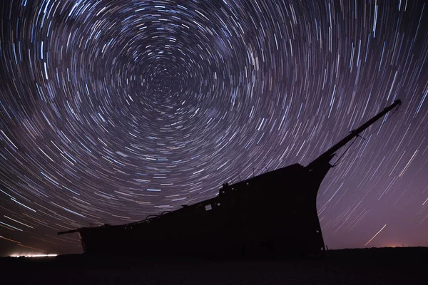 Cielo Nocturno Con Vía Láctea Estrellas Elementos Esta Imagen Amueblada — Foto de Stock