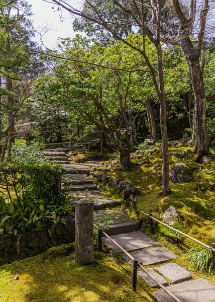Стара Дерев Яна Лавка Парку Кіото Японія — стокове фото