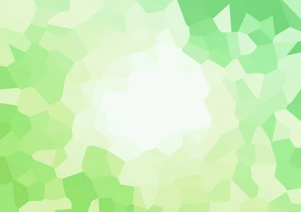 Fondo Pantalla Abstracto Compuesto Por Triángulos Color Verde —  Fotos de Stock