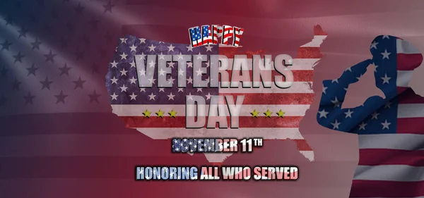 Glædelig Veterans Day November - Stock-foto