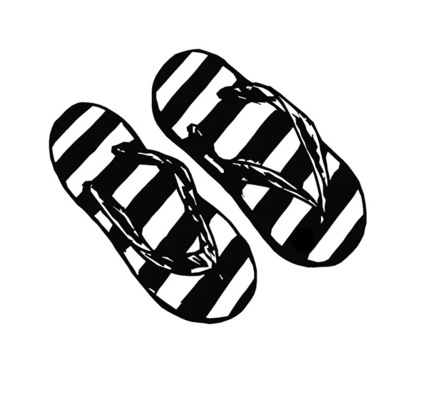 Black White Striped Slates White Background — Φωτογραφία Αρχείου