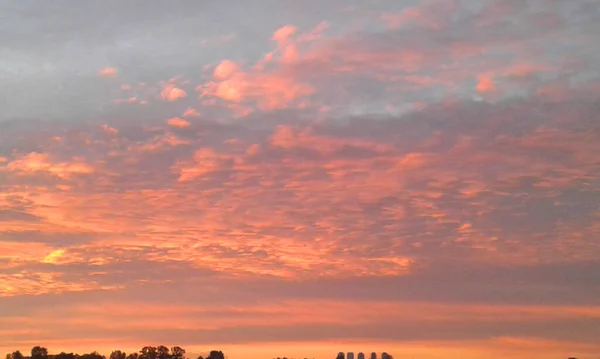 Blick Auf Den Schönen Sonnenuntergang — Stockfoto