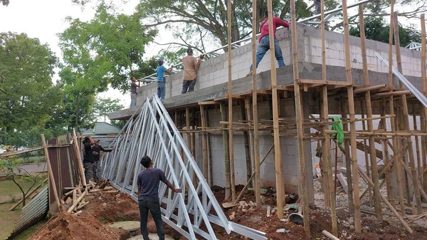 Structural Able Support Its Own Weight Weight Roof Covering Other — Stock Photo, Image