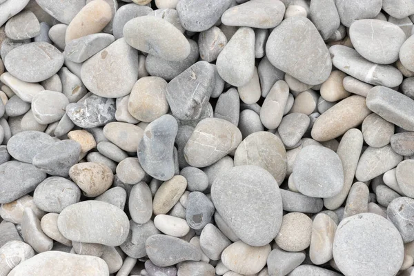 Pequeña Piedra Gris Sobre Fondo Playa Naturaleza — Foto de Stock