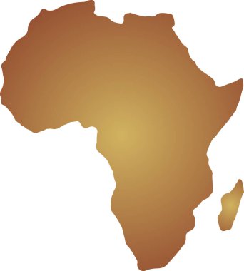 Afrika desenli harita. Logo bayrağı, kabile geleneksel Afrika renkleri, desen unsurlarını şeritler, konsept tasarımı. Beyaz arka planda izole edilmiş Etnik Afrika kıtası