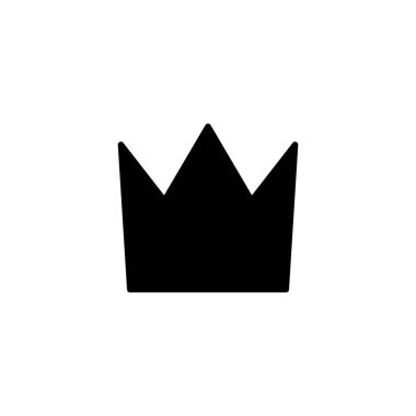 Crown ikon vektör illüstrasyonu. taç işareti ve sembol