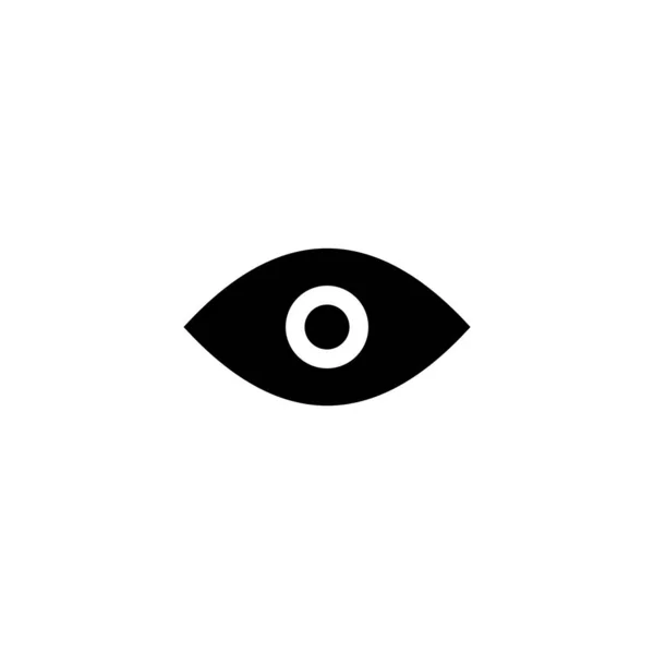 Illustration Des Augensymbolvektors Augenzeichen Und Symbol Ikone Für Aussehen Und — Stockvektor