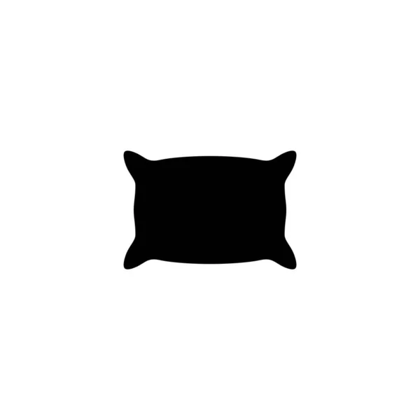 Illustrazione Vettoriale Icona Cuscino Segno Simbolo Del Cuscino Comodo Cuscino — Vettoriale Stock