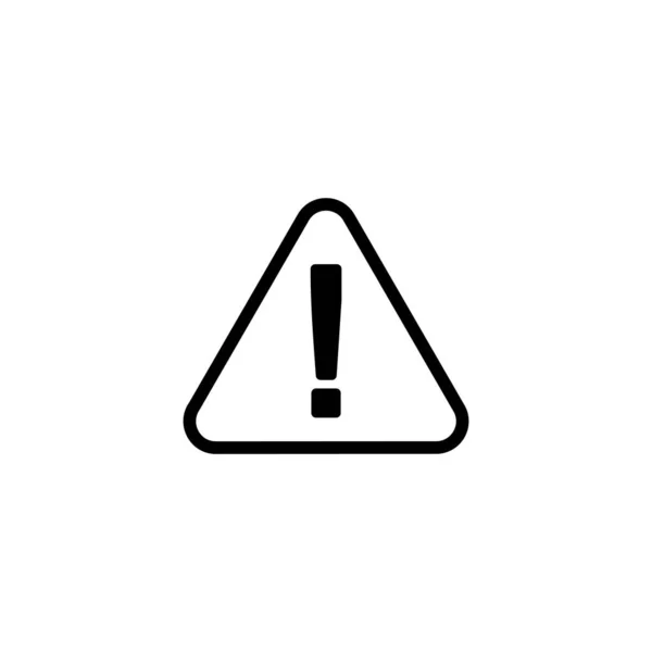 Exclamation Danger Sign Illustration Attention Sign Symbol Hazard Warning Attention — Stock Vector