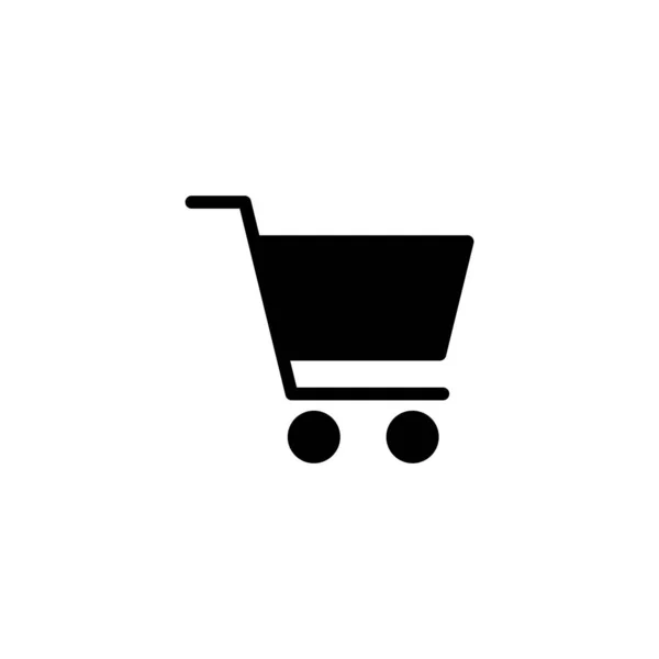 Vektor Illustration Für Shopping Symbole Warenkorbschild Und Symbol Trolley Symbol — Stockvektor