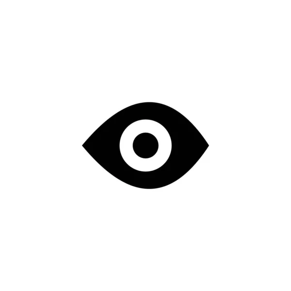 Illustration Vectorielle Des Icônes Signe Symbole Oculaire Icône Look Vision — Image vectorielle