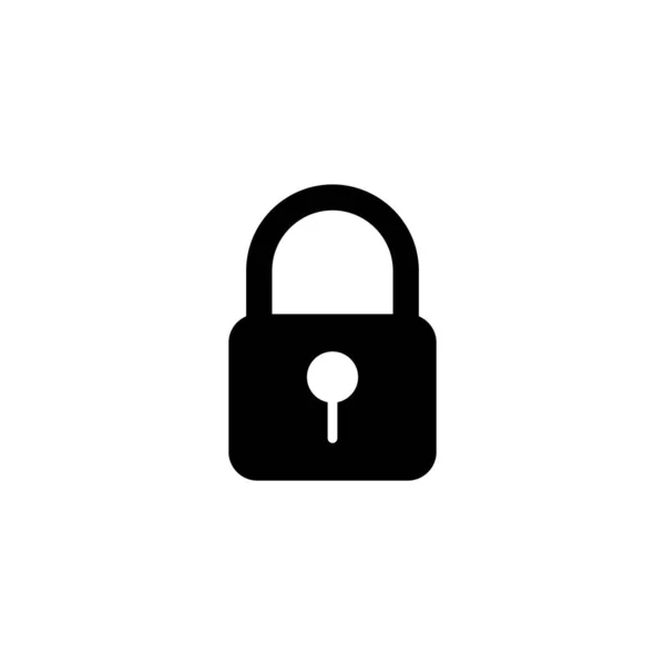 Lock Icon Vector Illustration Padlock Sign Symbol Encryption Icon Security — Stock Vector