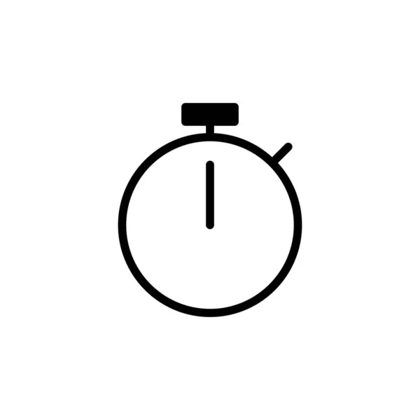 Stopwatch Icon Vector Illustration Timer Sign Symbol Countdown Icon Period — Stock Vector