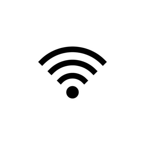 Illustration Des Wifi Icon Vektors Signalzeichen Und Symbol Funkikone — Stockvektor