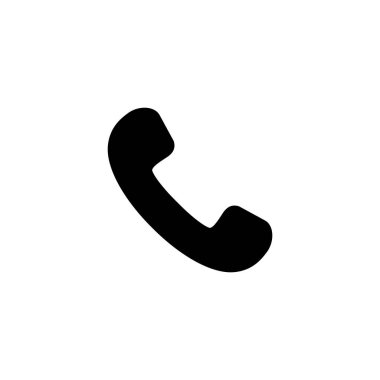 Simge vektör illüstrasyonunu ara. Telefon işareti ve sembol. Telefon ikonu. Bizimle irtibata geç 