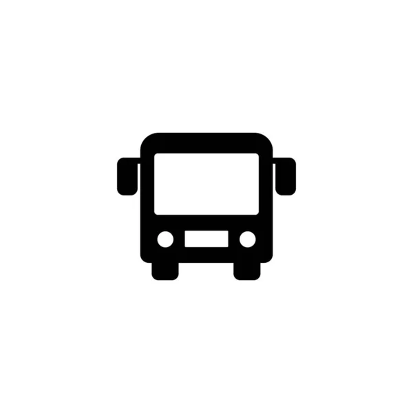 Ilustración Vector Icono Bus Señal Autobús Símbolo Símbolo Transporte — Archivo Imágenes Vectoriales