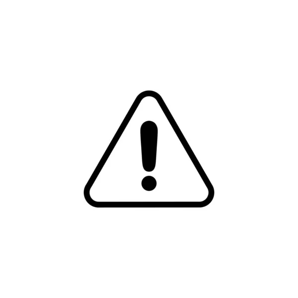 Ausrufezeichen Aufmerksamkeitszeichen Und Symbol Gefahrenwarnschild — Stockvektor